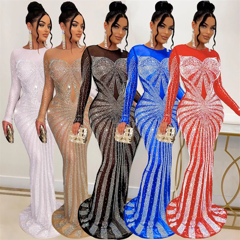 Sexy Sparkly Crystal Rhineston - огляд і ціна Sparkly Rhinestone Club Party Dress