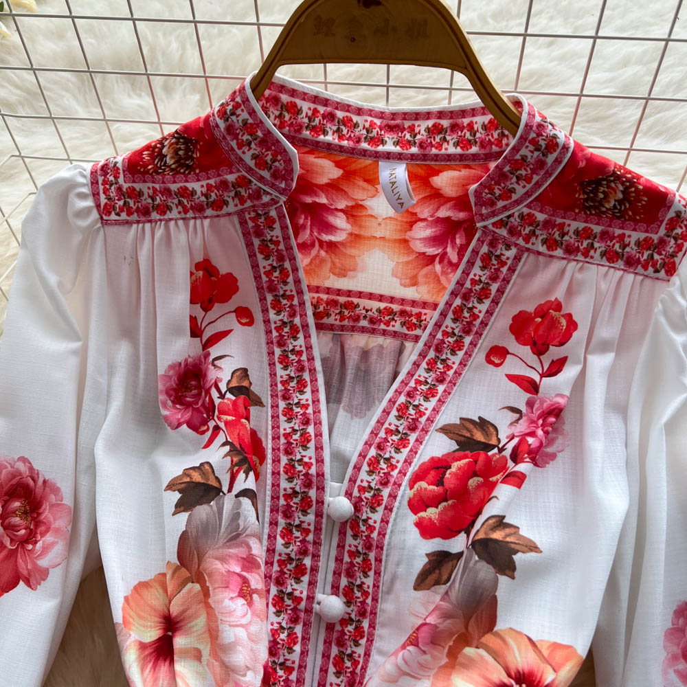 French Elegant Vintage Palace  - огляд і ціна French Vintage Floral Midi Dress