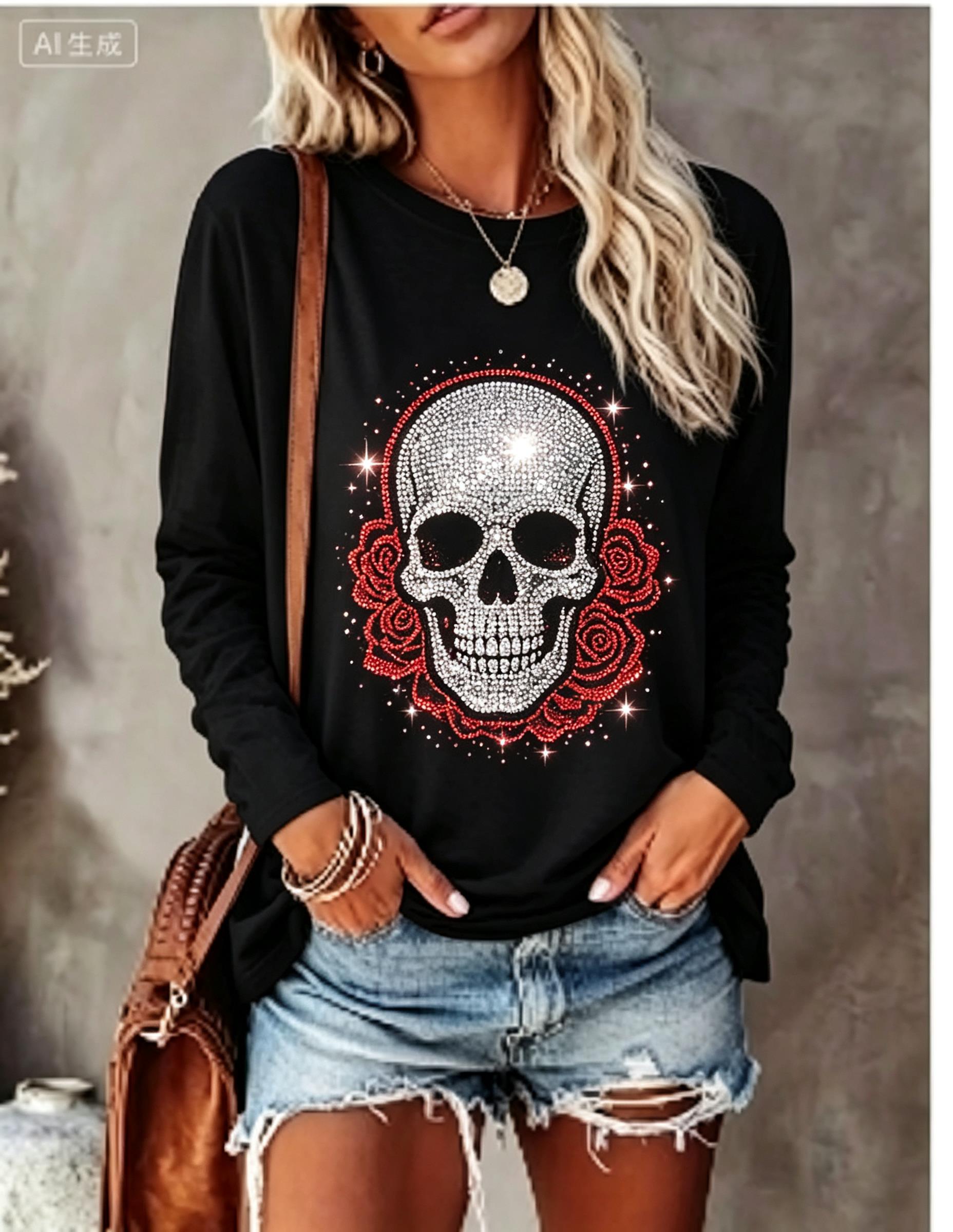 Women Long Sleeve T‑Shirt Simu - огляд і ціна Blouses