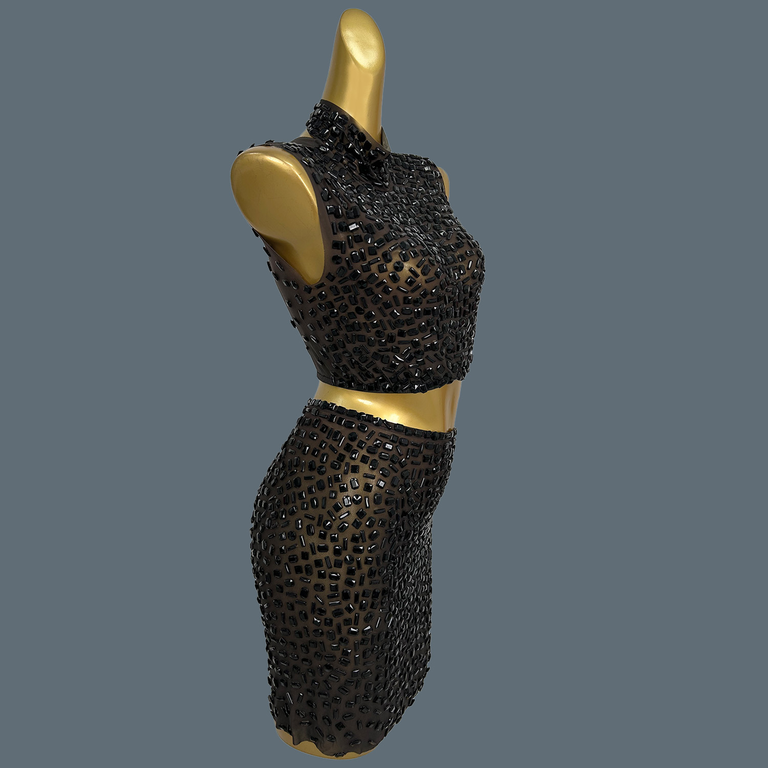 Summer Sparkly Black Rhineston - огляд і ціна Sparkly Rhinestone Club Party Dress