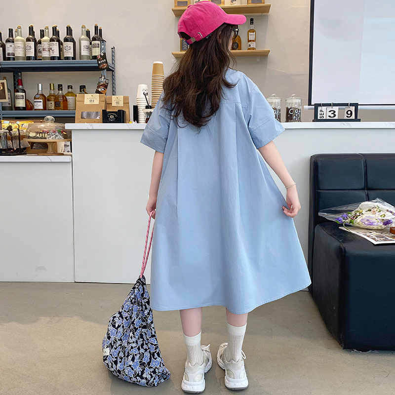 Korean Children Clothing Girls - огляд і ціна Korean Style A Line Shirt Dress