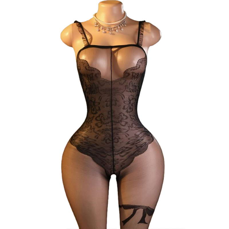 1 x Alluring black lace bodysu - огляд і ціна Lingerie